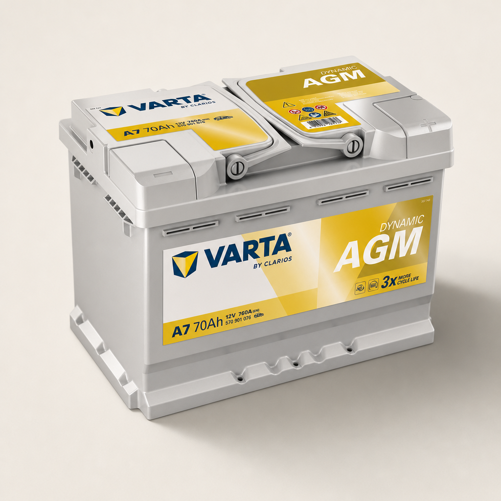 Varta Varta Silver Dynamic AGM A7 — 12-Volt Car Battery