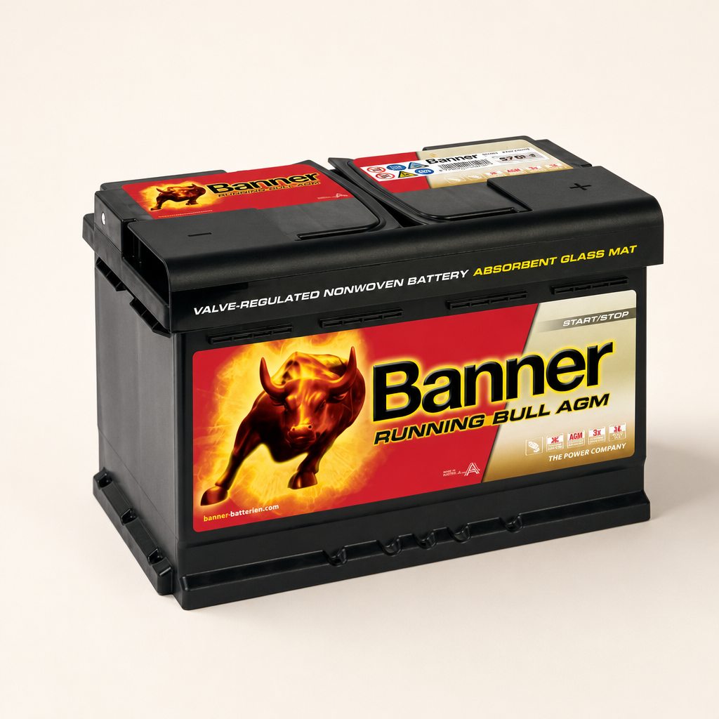 Banner Banner Running Bull AGM 570 01 — 12-Volt Car Battery