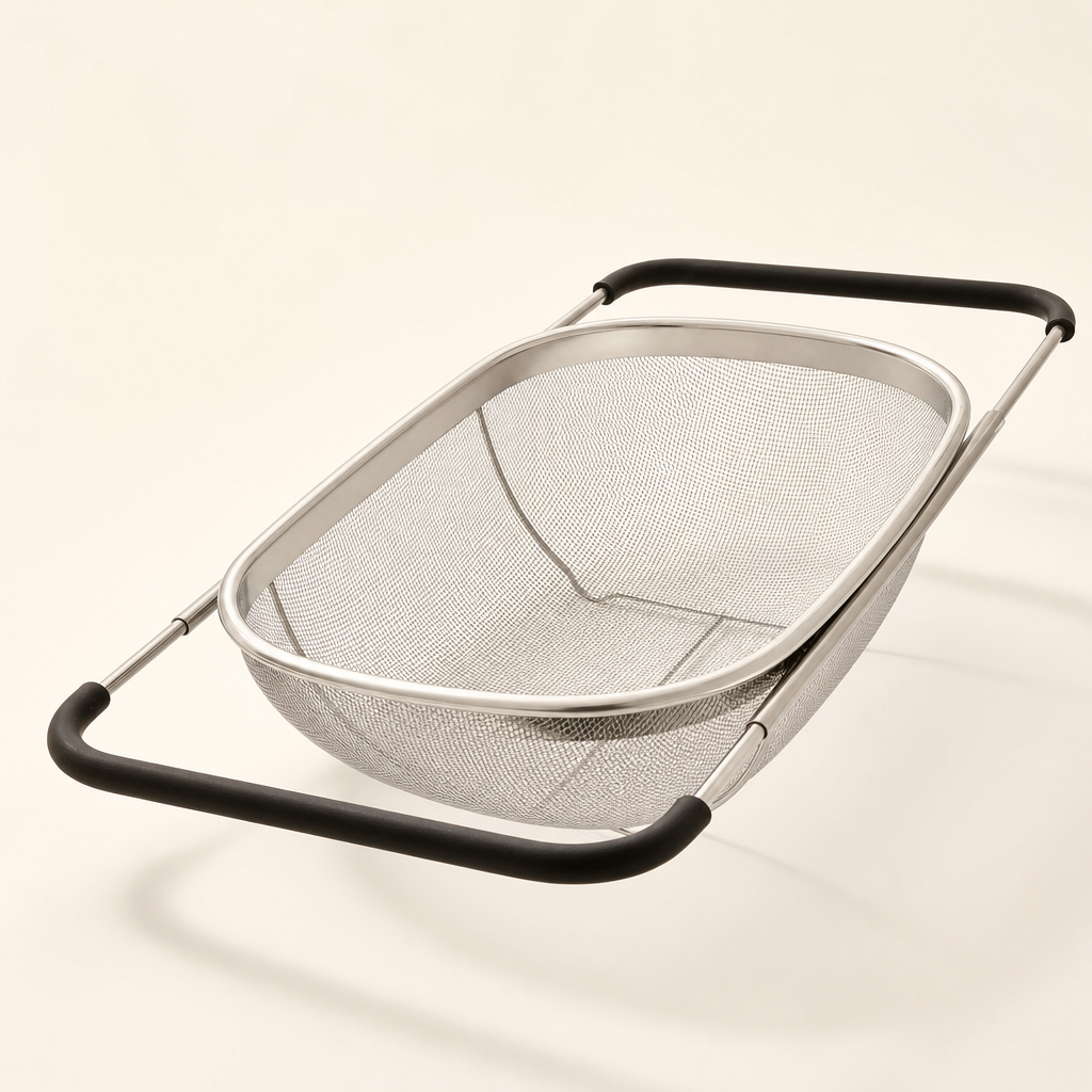 U.S. Kitchen Supply U.S. Kitchen Supply Over-the-Sink Stainless Steel Oval Colander — Colander / Strainer