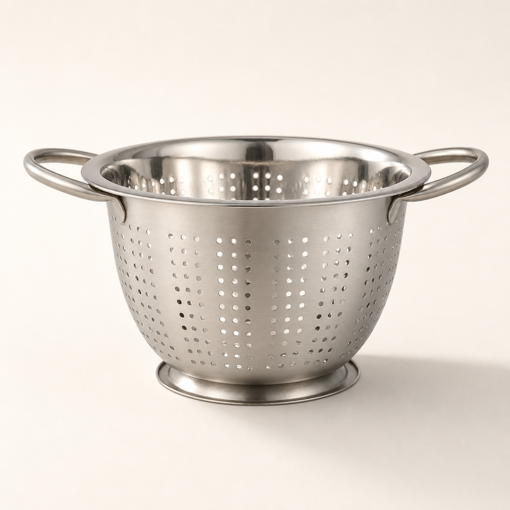 Rösle Rösle Stainless Steel Round Handle Kitchen Strainer — Colander / Strainer