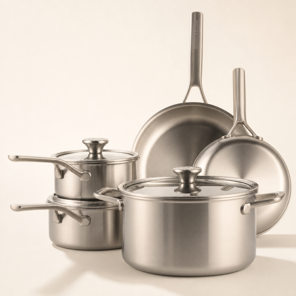 Merten & Storck Tri-Ply Stainless Steel 8-Piece Set — Cookware Set