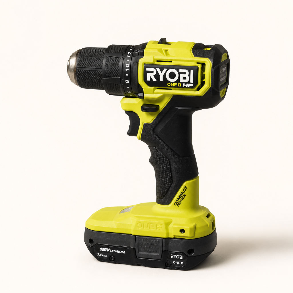 RYOBI ONE+ HP 18V Brushless Compact 1/2 in. Drill/Driver — Cordless Drill/Driver