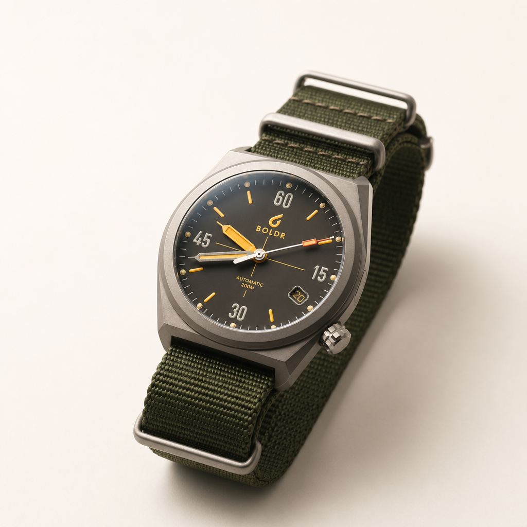 BOLDR Supply Co. Venture Automatic — Everyday Carry Watch (Analog/Field Watch)