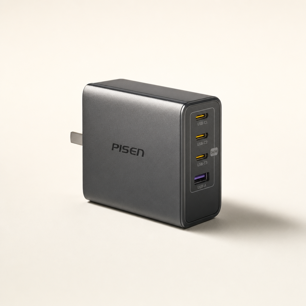 Pisen Pisen 160W 4-Port GaN Charger — GaN USB-C Wall Charger