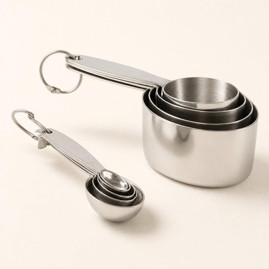 Cuisipro Cuisipro Stainless Steel Measuring Cup and Spoon Set — Measuring Cup and Spoon Set