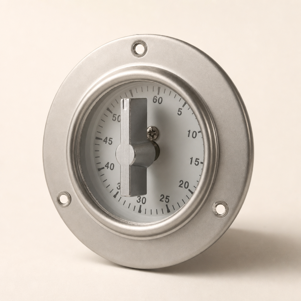Giemme Spoleto Built-in Timer for Ovens or Other Appliances — Mechanical Cooking Timer