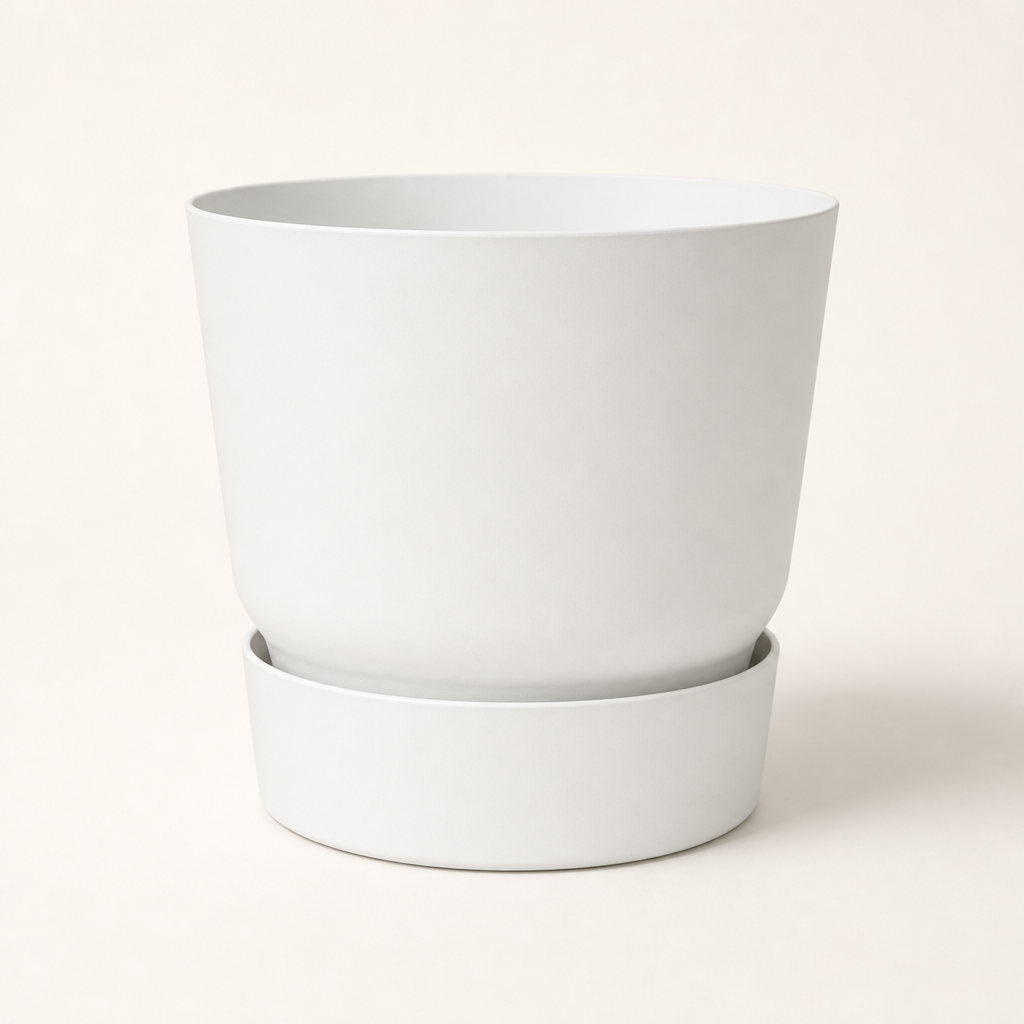 elho Greenville Round 30 cm White — Plant Pot / Planter