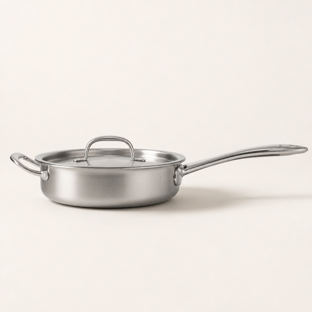 Fissler Fissler M5 Pro-Ply Sauté Pan with Metal Lid, 24 cm — Sauté Pan