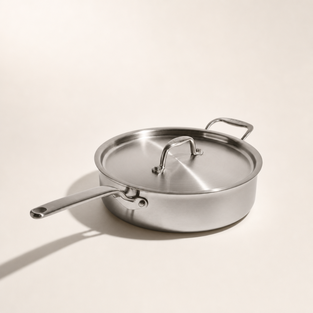 Heritage Steel Eater x Heritage Steel 4-Quart Sauté Pan with Lid — Sauté Pan