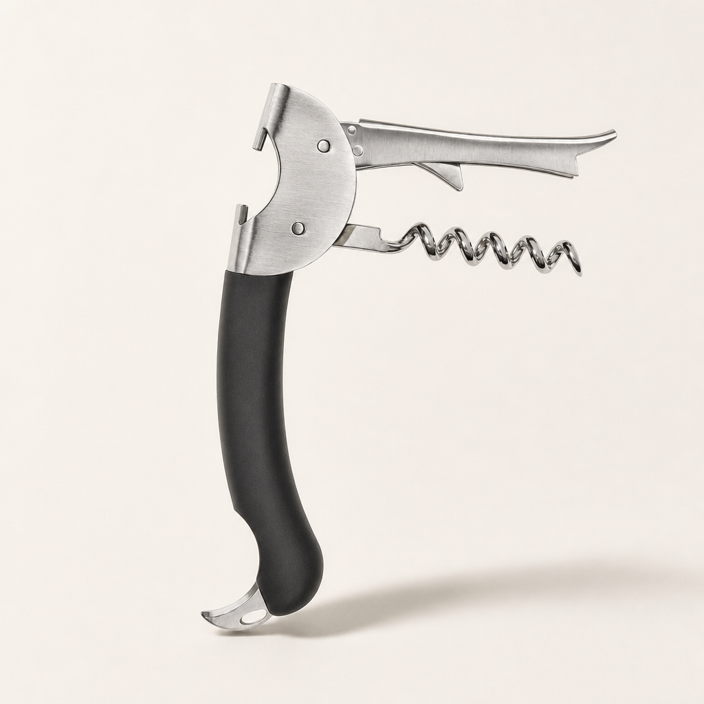OXO Steel Double Lever Waiter’s Corkscrew — Wine Opener / Corkscrew