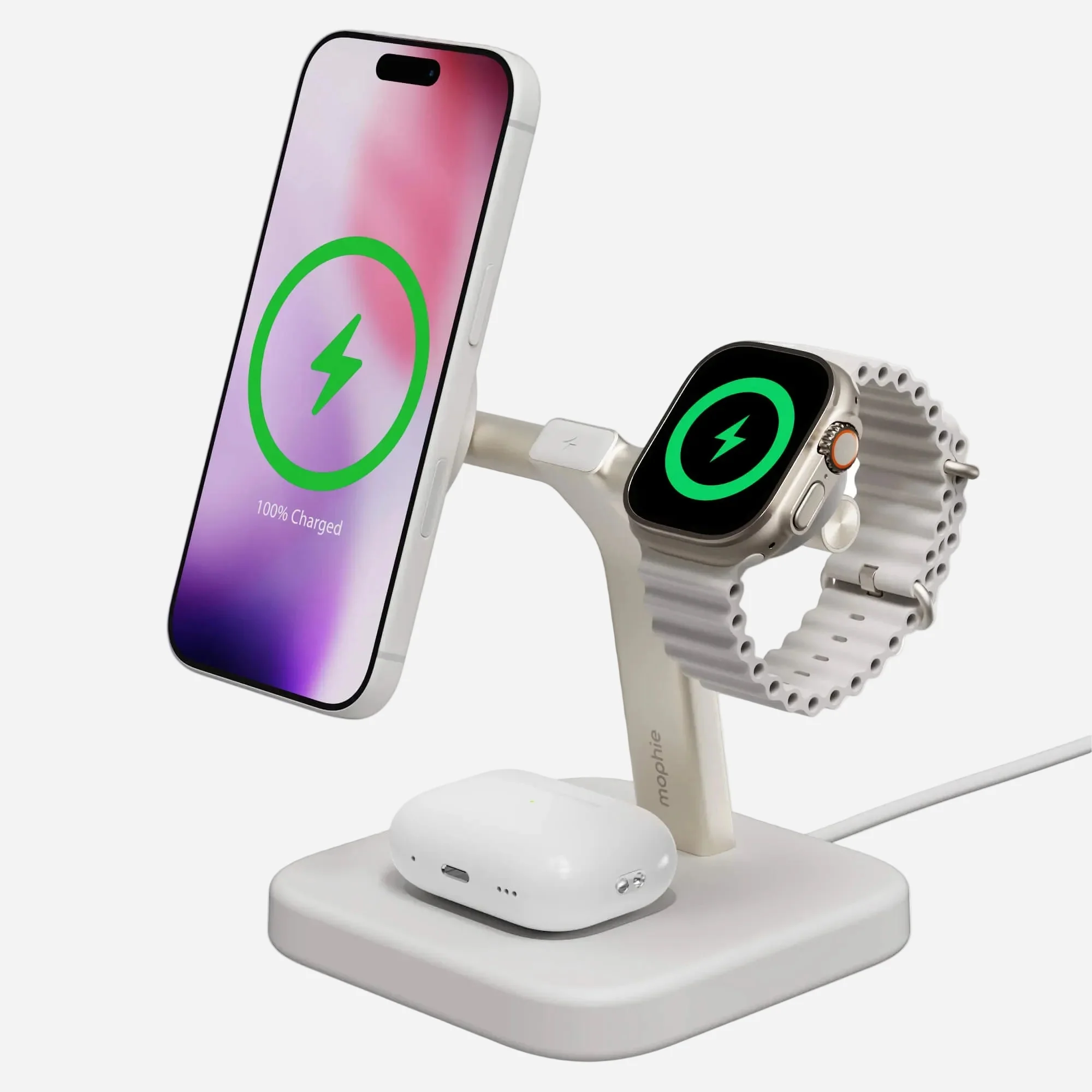 mophie mophie Qi2 3-in-1 Wireless Charging Stand