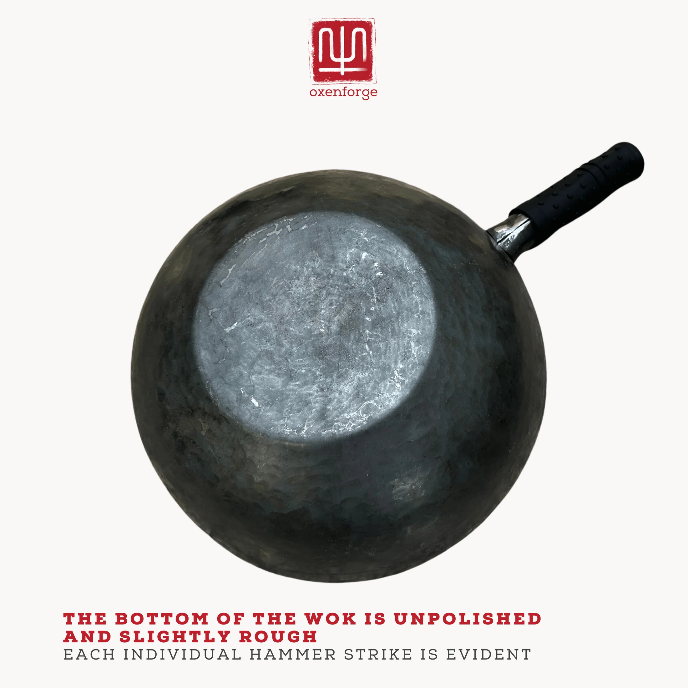 Oxenforge Oxenforge Hand-Hammered Flat-Bottom Wok