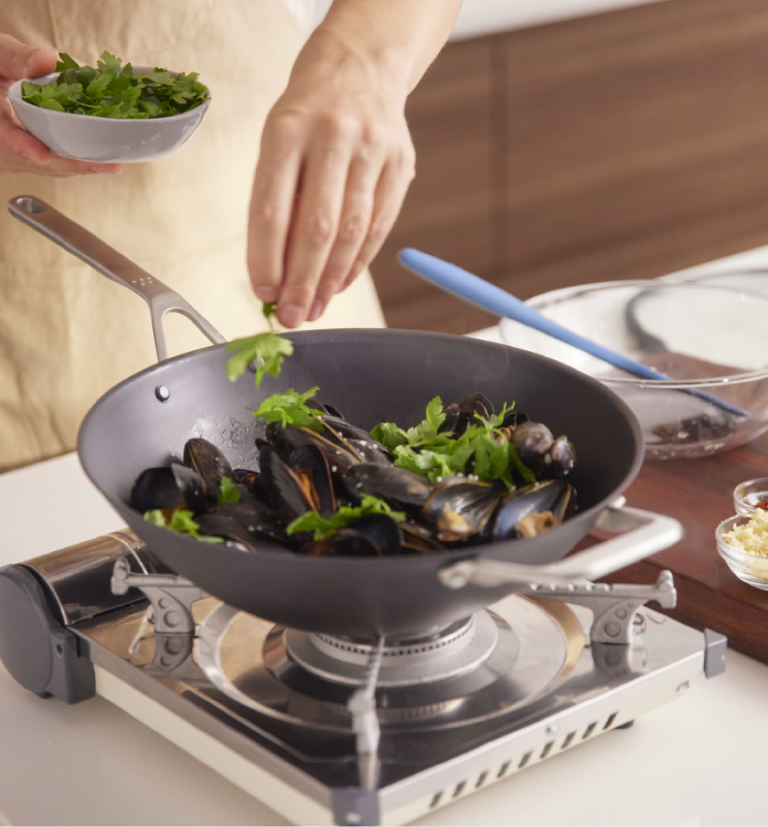 Misen Misen 12-Inch Pre-Seasoned Carbon Steel Wok