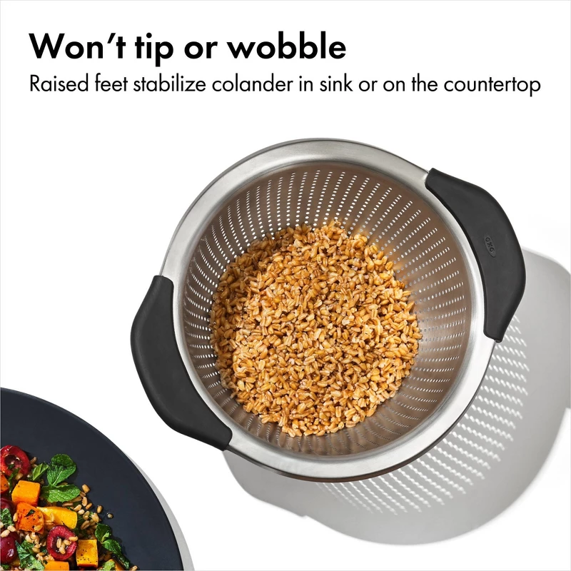 OXO OXO Good Grips Stainless Steel Colander, 5-Quart