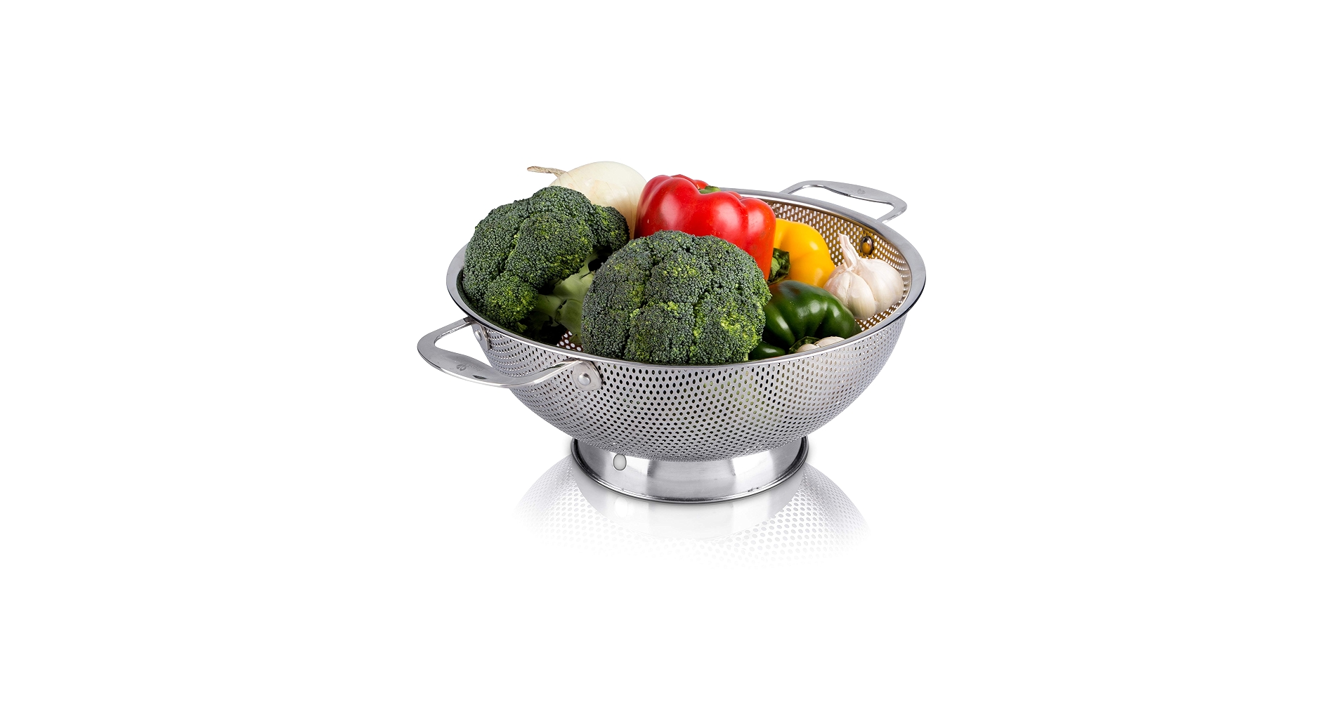 LiveFresh LiveFresh Micro-Perforated Stainless Steel Colander