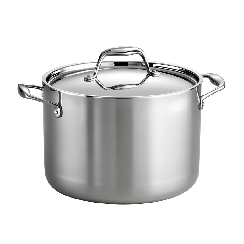 Tramontina Tramontina Signature 8-Quart Tri-Ply Clad Stock Pot