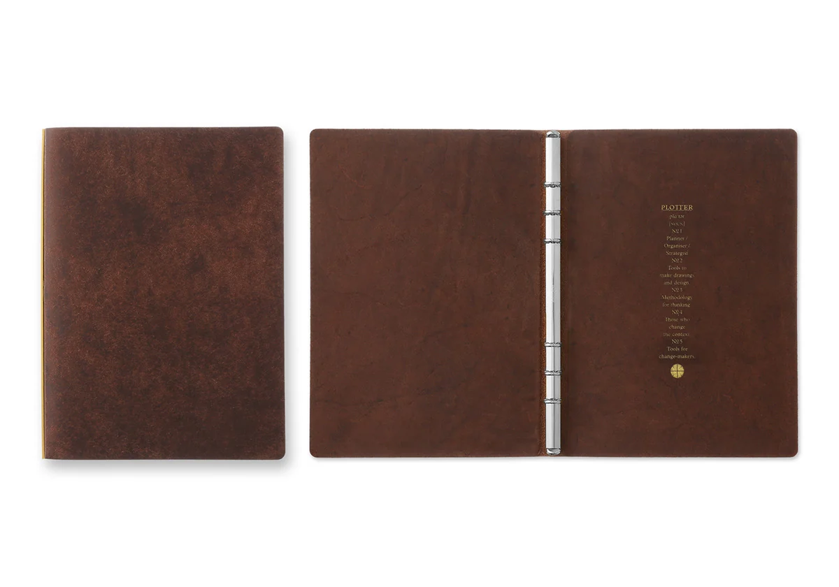 PLOTTER Pueblo 6-Ring Leather Binder A5