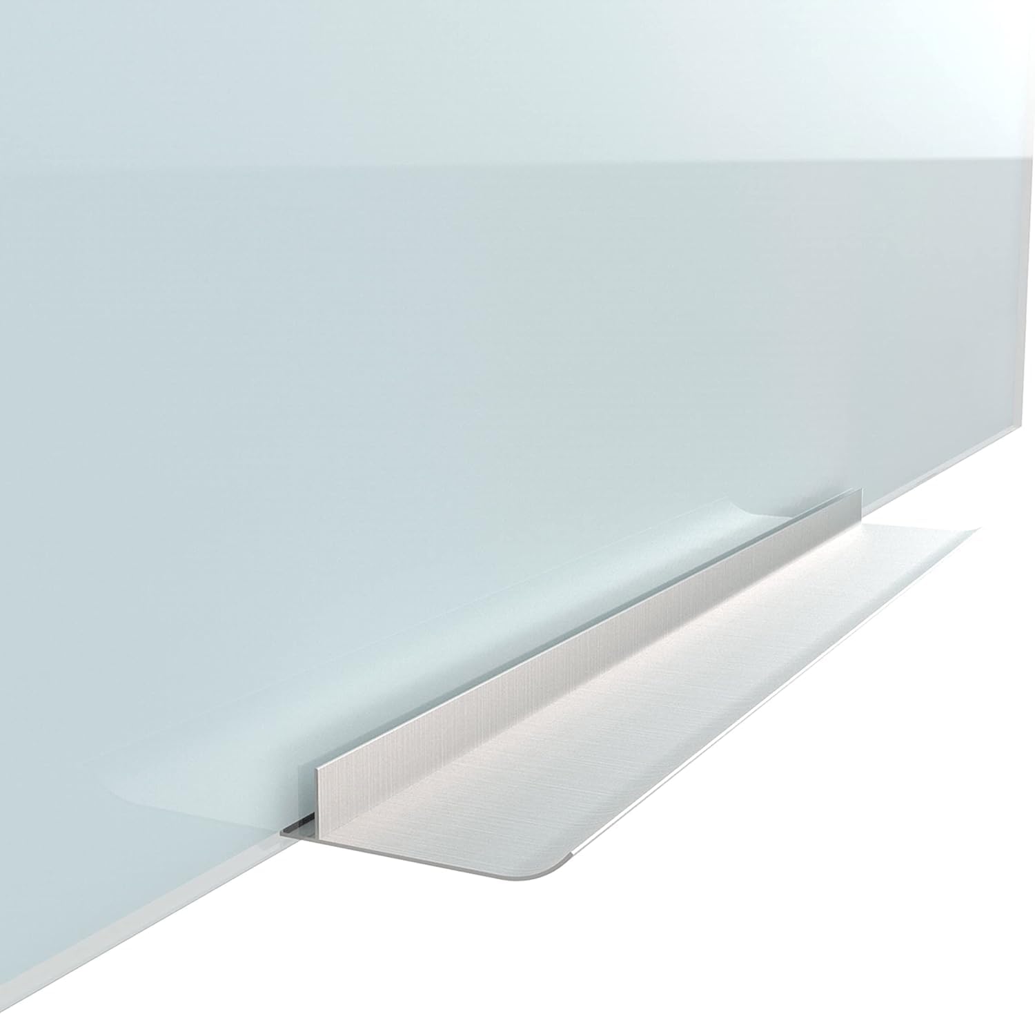 U Brands Frameless Magnetic Glass Dry-Erase Board, 48 × 36 in