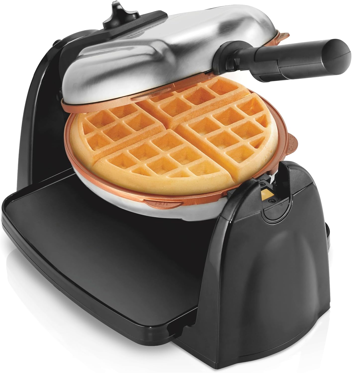 Hamilton Beach Double Belgian Waffle Maker with Removable Plates