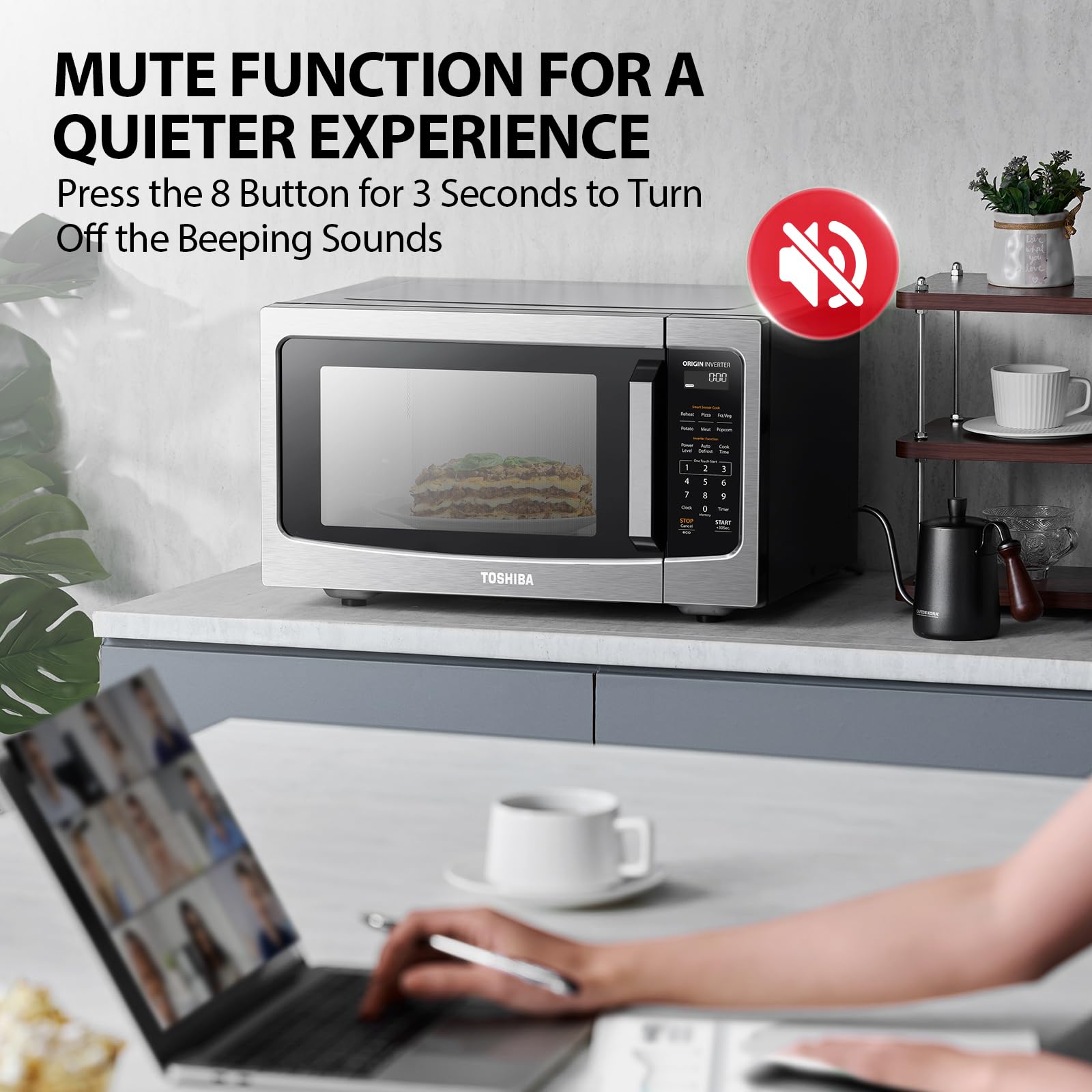 Toshiba Countertop Inverter Microwave Oven