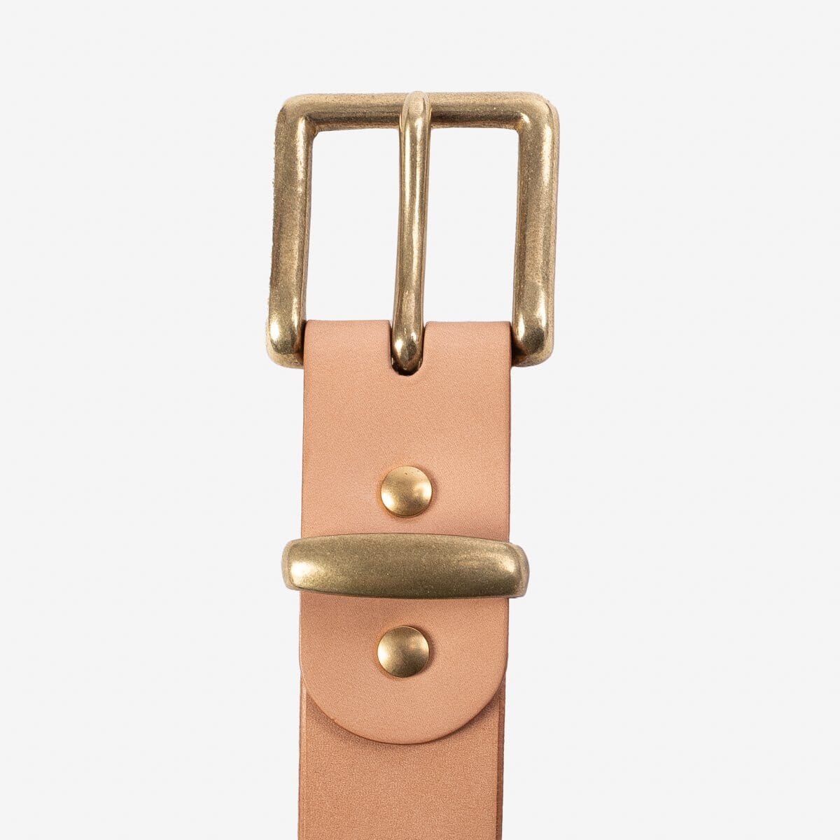 Iron Heart Heavy Duty Tochigi Leather Belt — Natural
