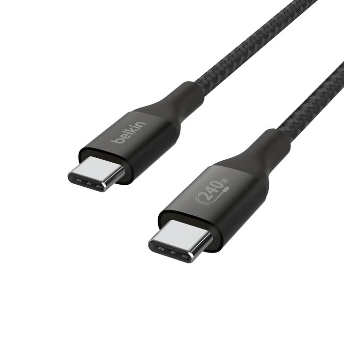 Belkin Belkin BoostCharge Braided USB-C to USB-C Power Supply Cable 240W