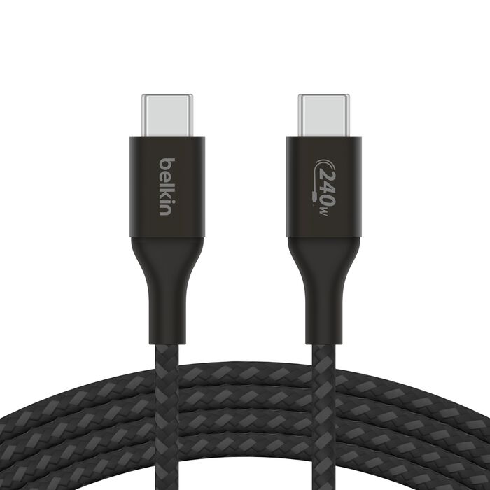 Belkin Belkin BoostCharge Braided USB-C to USB-C Power Supply Cable 240W