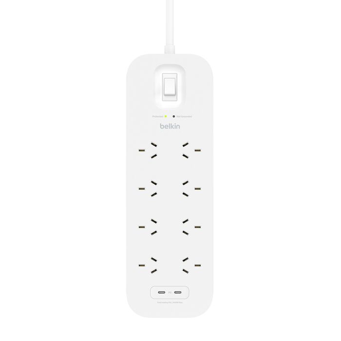 Belkin 8-Outlet Surge Protector with Dual USB-C 30W