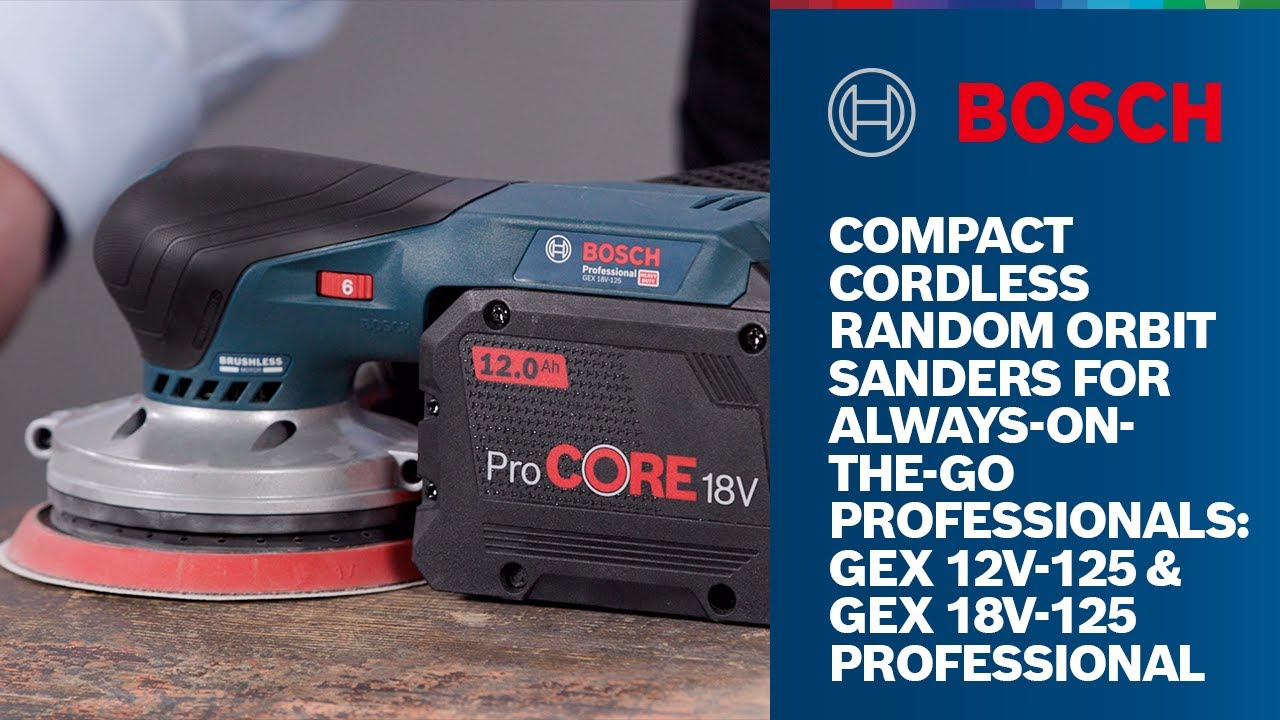 Bosch Professional PRO GEX 18V-125