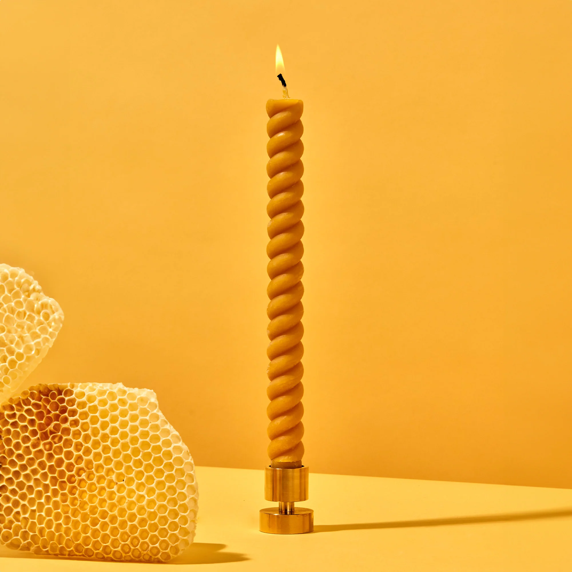 54Celsius Brass Taper Candle Holder