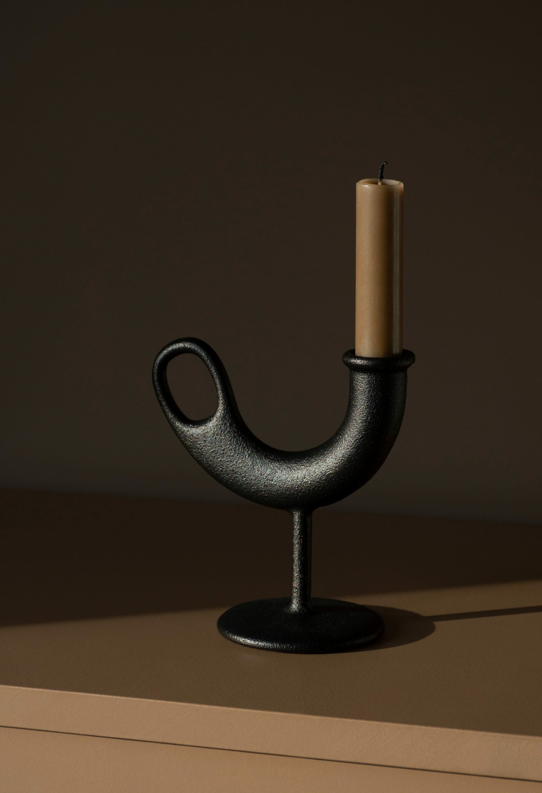 Nedre Foss Ildhane Iron Candleholder