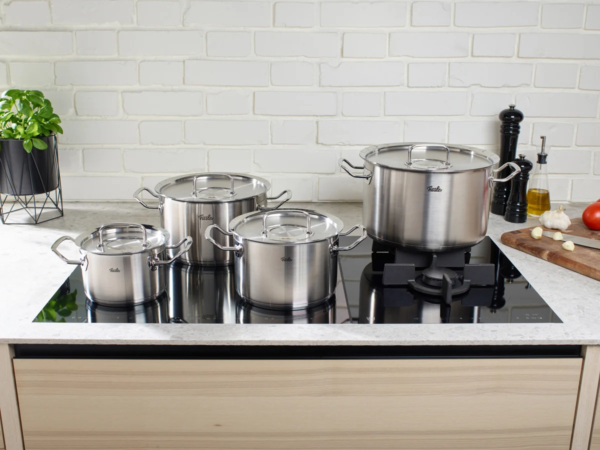 Fissler Original-Profi Collection 5-Piece Set with Metal Lids
