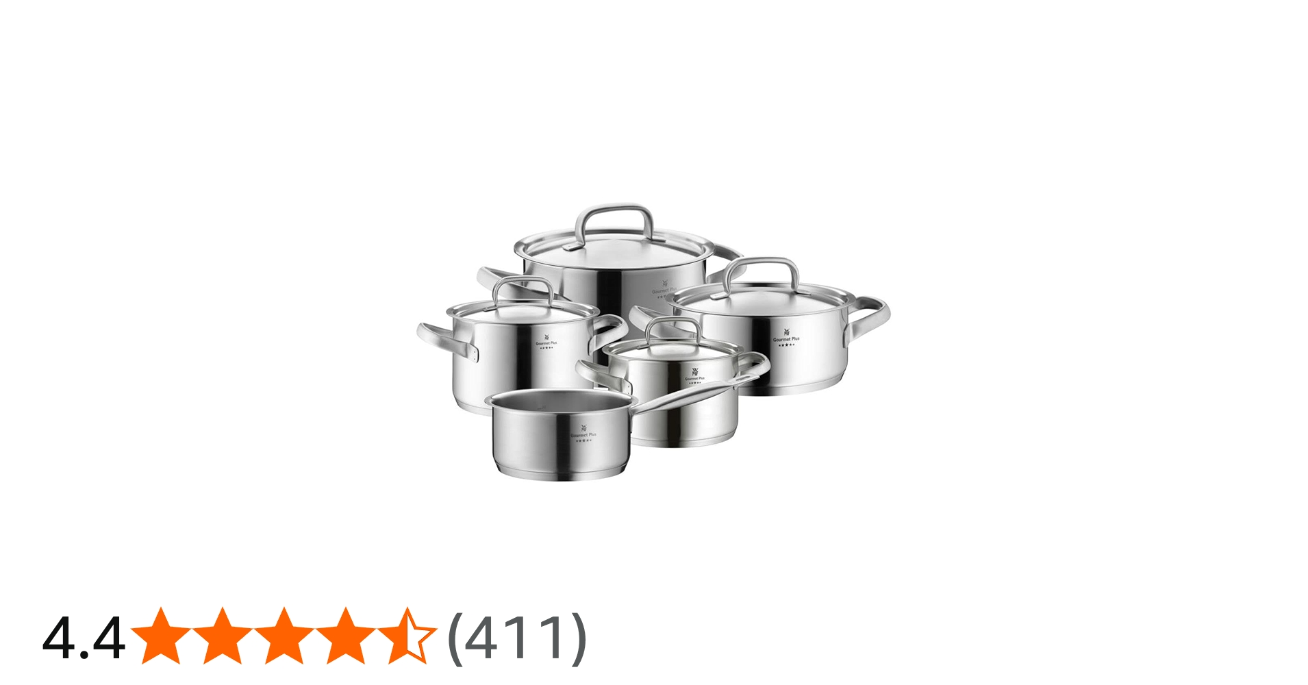 WMF Gourmet Plus 5-Piece Pot Set