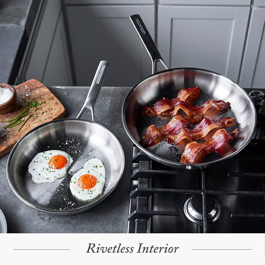 Merten & Storck Tri-Ply Stainless Steel 8-Piece Set
