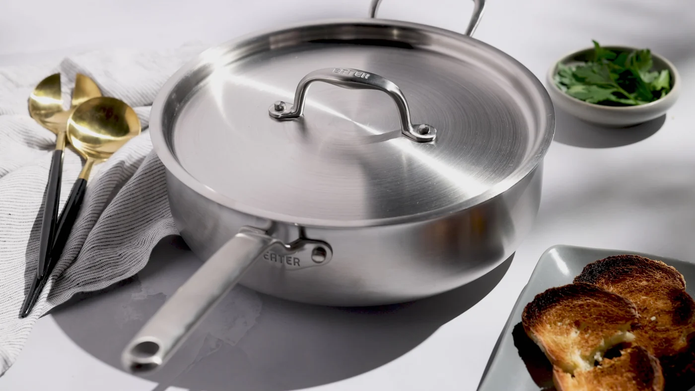 Heritage Steel Eater x Heritage Steel 4-Quart Sauté Pan with Lid