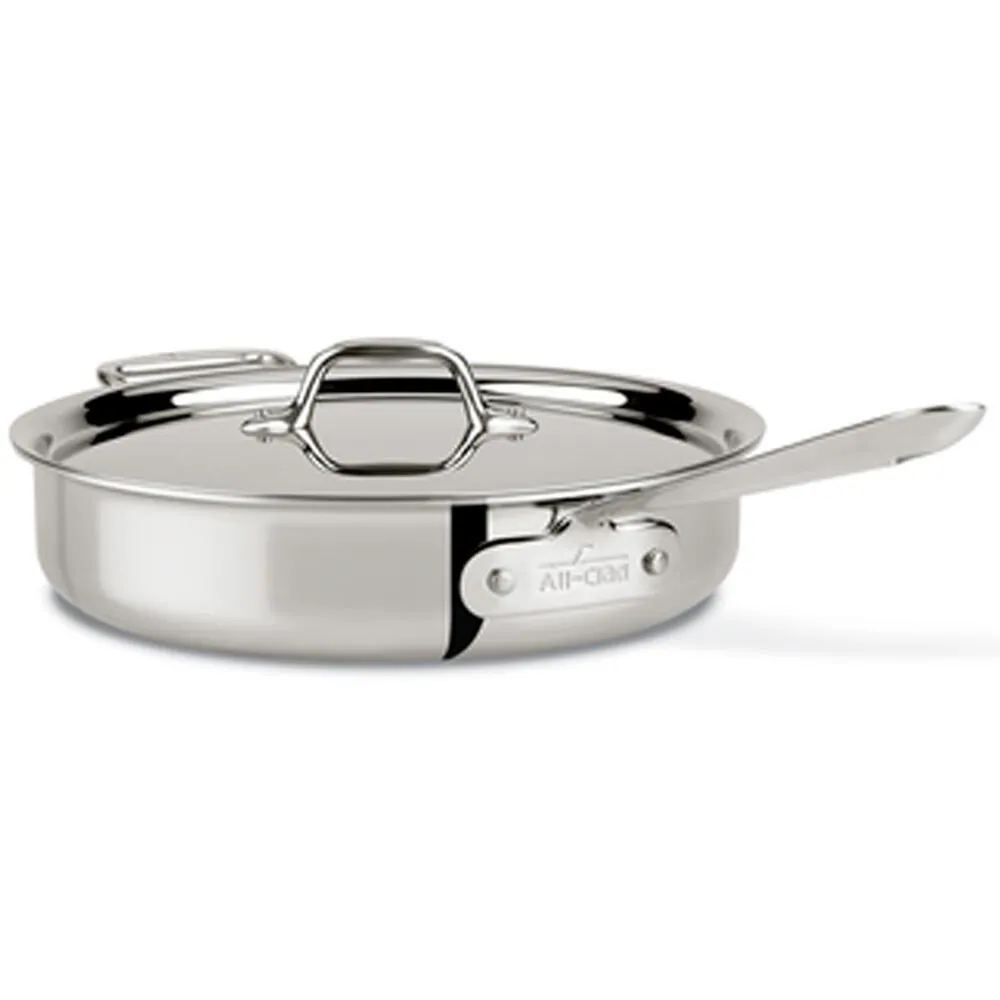 All-Clad All-Clad D3 3-Quart Sauté Pan with Lid
