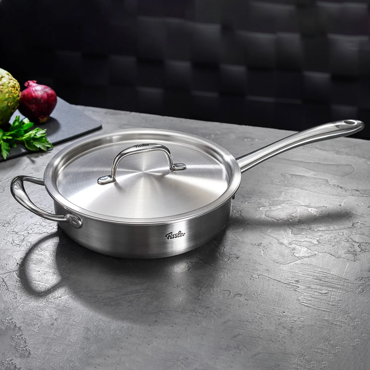 Fissler Fissler M5 Pro-Ply Sauté Pan with Metal Lid, 24 cm