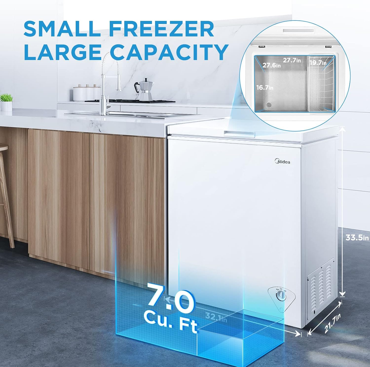 Midea Midea 7.0 cu. ft. Chest Freezer