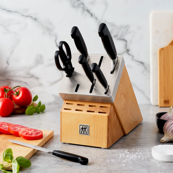 ZWILLING ZWILLING Four Star 7-pc Knife Block Set, Natural