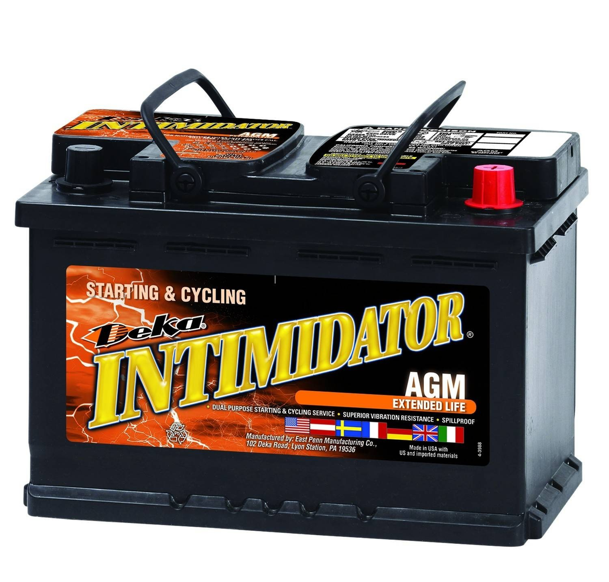 Deka Deka 9A48 Intimidator AGM Battery Group 48