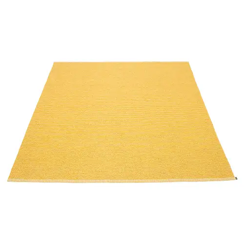 Pappelina Pappelina MONO Pale Yellow/Mustard Rug 180 x 220 cm