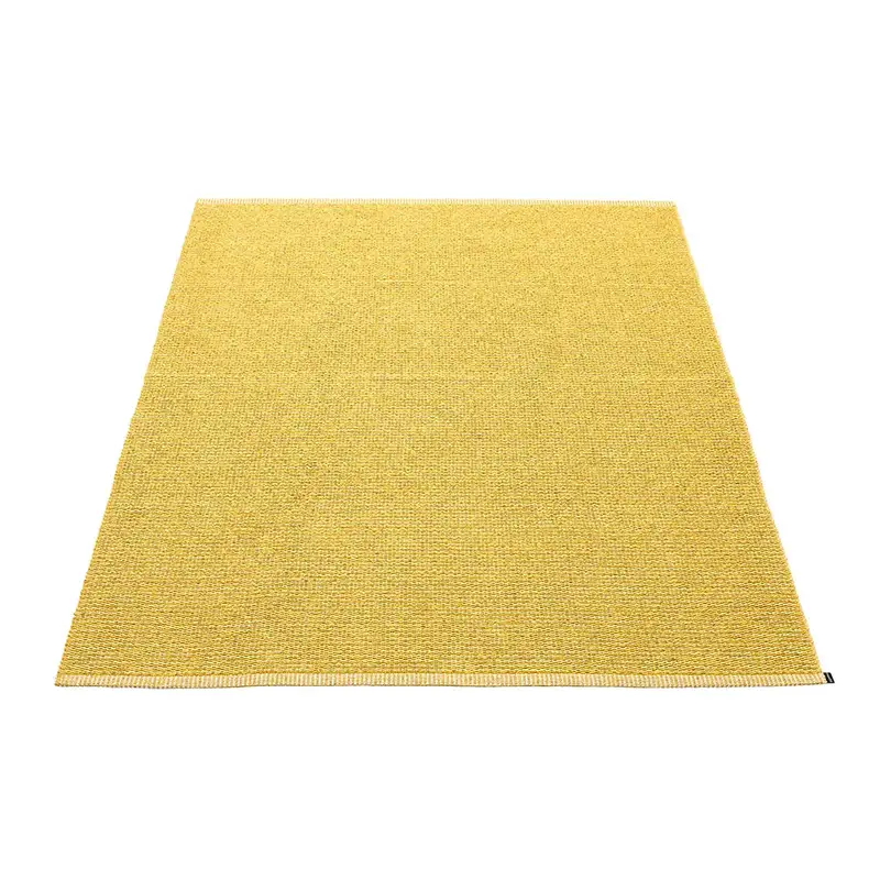 Pappelina Pappelina MONO Pale Yellow/Mustard Rug 180 x 220 cm
